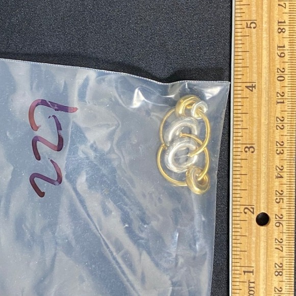 Chunky Twist Ring Set Silver Tone Gold Tone Stackable Statement - Picture 3 of 3